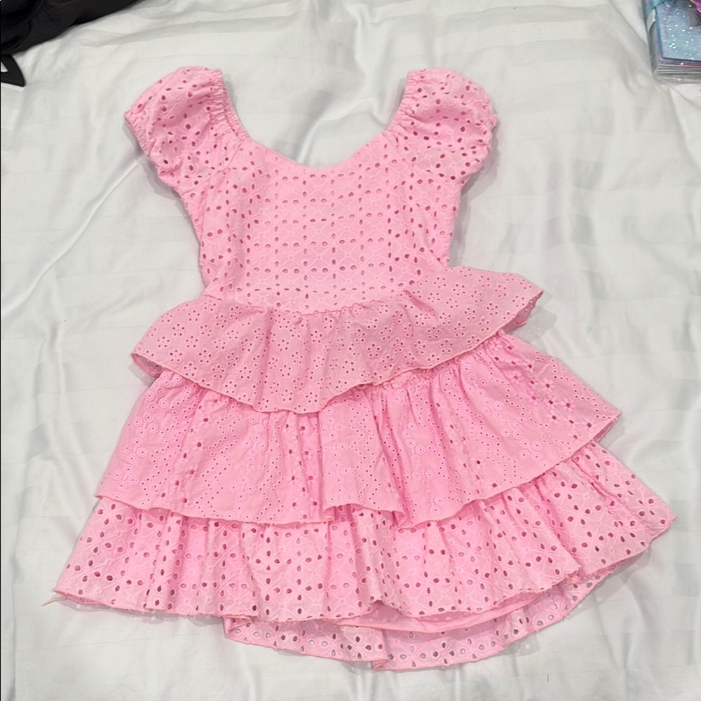 Flowers by Zoe dress pink size 5